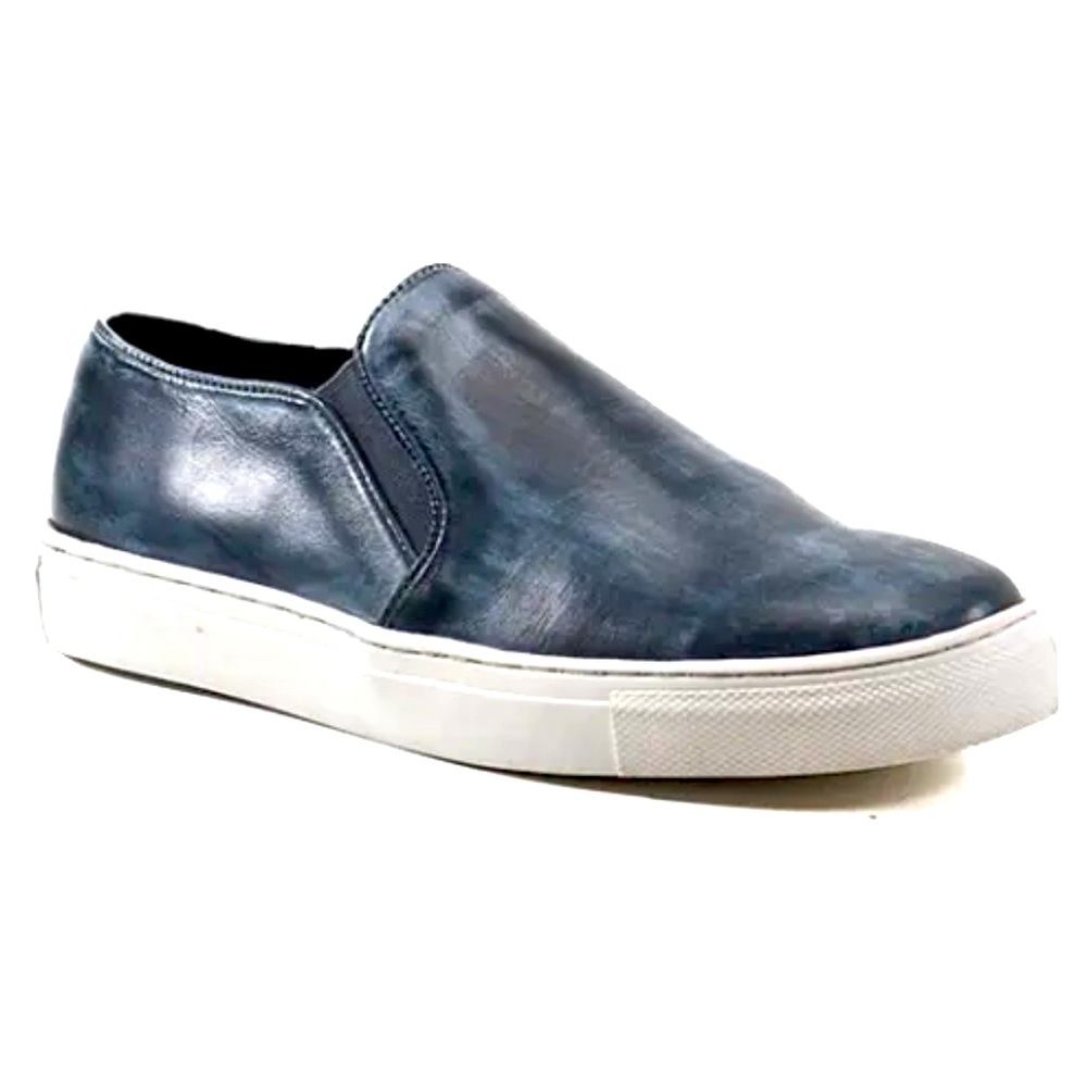 Diba True Pick A Daisy sneaker‎ slide on shoe blue black marble slides